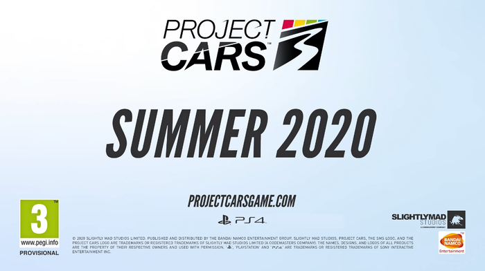 レーシングシミュ最新作『Project CARS 3』正式発表！発売時期は今夏発売、プラットフォームはPS4/Xbox One/PC