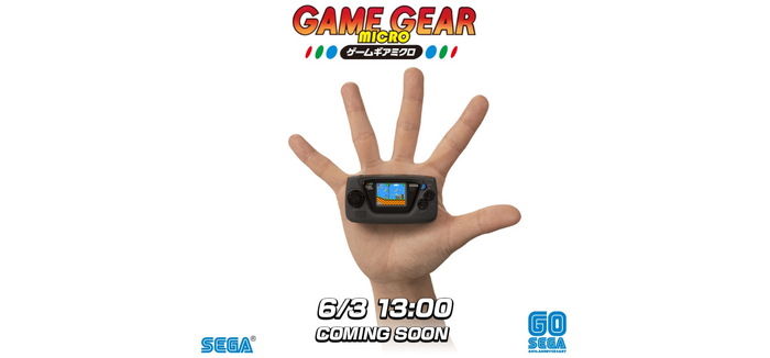 セガの携帯ゲーム機『ゲームギア ミクロ』が発表！本日13時より公式サイトにて詳細が発表※10月6日に発売決定