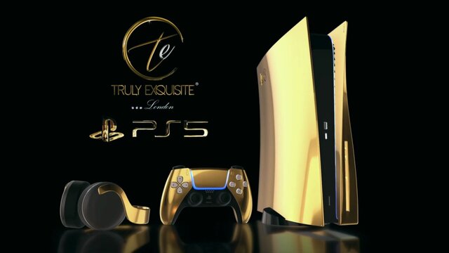 24Kの金で覆われた「PlayStation5 ゴールドエディション」を発表　値段は100万円以上？