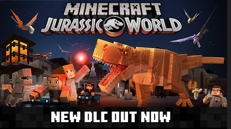 【朗報】「マインクラフト」新DLC『Jurassic World』が配信開始！恐竜リゾートのパークマネージャーになれるぞ！！