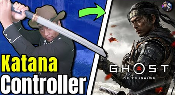 【動画】PS4「ゴーストオブツシマ」をPS2「鬼武者3」の”刀コントローラー”でプレイする外人さんの動画が話題に！これは凄いｗｗｗ