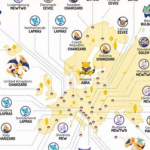 【衝撃】世界各国の「検索数トップポケモン」の可視化地図が公開！一番人気はやはりあの黄色いポケモン