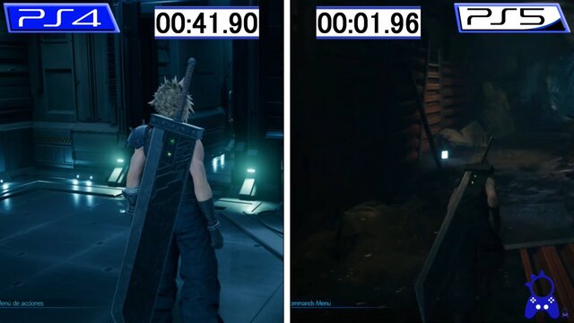 【驚愕】「FF7リメイク」 ロード時間は PS5：1.9秒 PS4版：41.9秒！PS5版はPS4版より95%以上減のノンストレス仕様！