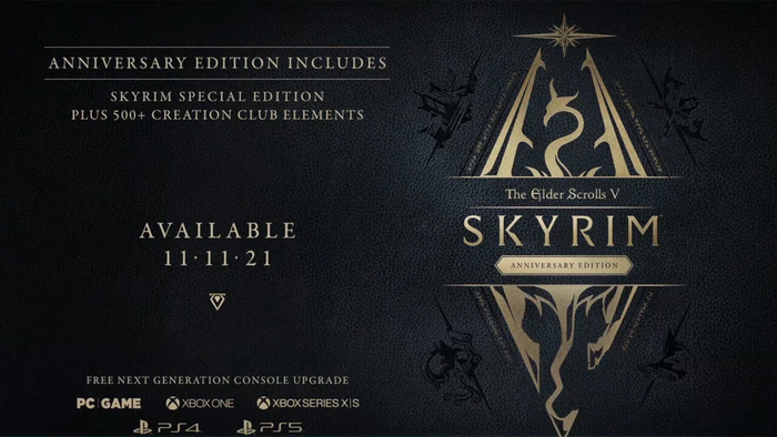 『The Elder Scrolls V: Skyrim Anniversary Edition』海外向けに11月11日発売決定！様々なコンテンツ500点以上を収録した完全版