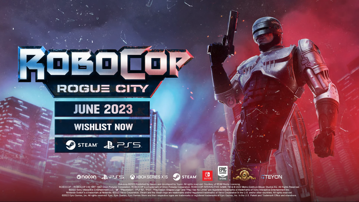 映画「ロボコップ」のアクションADV『RoboCop：Rogue City』2023年6月に発売決定！ゲームプレイ映像がお披露目