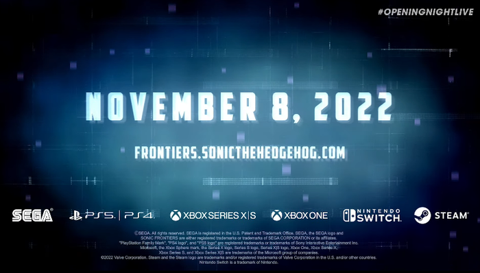 『ソニックフロンティア』2022年11月8日発売が正式発表！