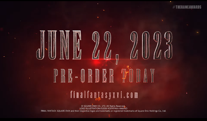 【速報】『ファイナルファンタジー16』発売日が6月22日に決定！！最新トレーラーも公開！