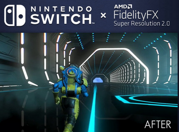 【朗報】Nintendo Switch、ついにAMD FSR2.0に対応！！