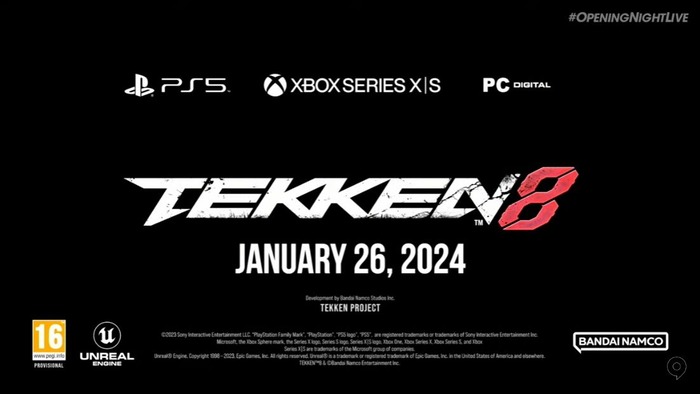 『鉄拳8』2024年1月26日に発売決定！