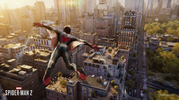 PS5『Marvel’s Spider-Man 2（マーベル スパイダーマン2）』ニューヨークの名所を写した最新のスクリーンショットが公開！クライスラービルは著作権絡みで登場できず