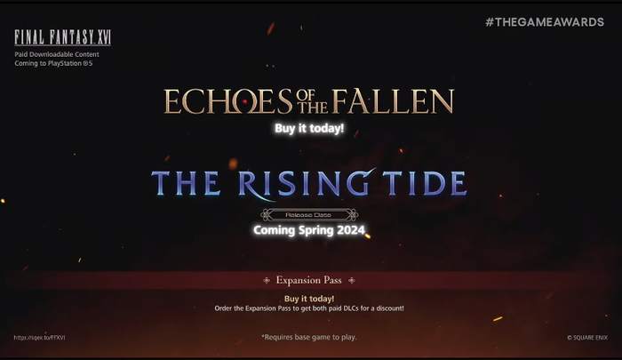 『FF16』DLC「THE RISING TIDE」2024年に発売決定！トレーラーお披露目！