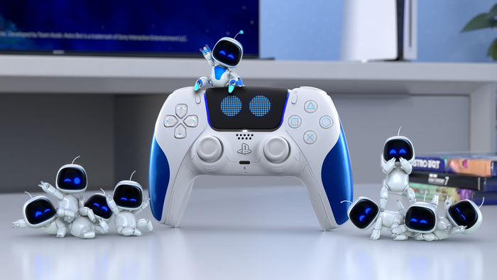 PS5『DualSense® ワイヤレスコントローラー “アストロボット” リミテッドエディション』9月6日に発売決定！コントローラーの感触についての新情報も