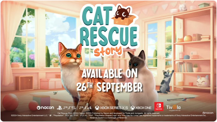 本日9/26発売『Cat Rescue Story』、猫のレスキューセンターを作ろう